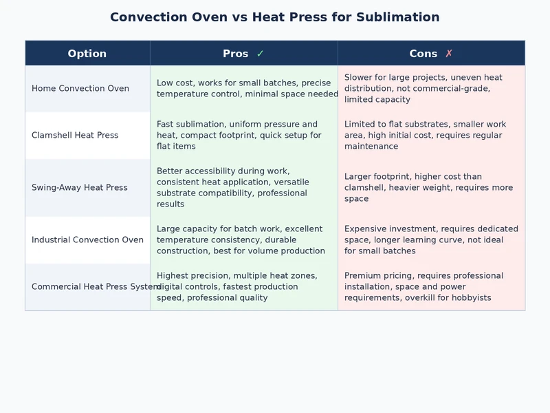 side by side sublimation results comparing convection oven output on mugs and heat press output on fabric