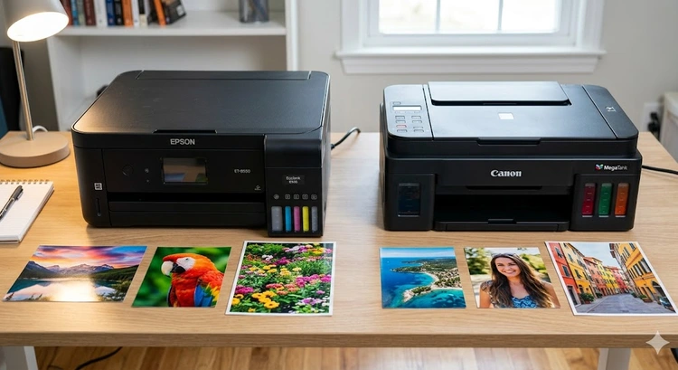 Epson EcoTank vs Canon MegaTank: Best Ink Tank Printer for Crafters