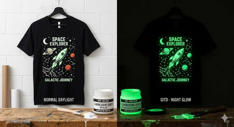 Glow in the Dark T-Shirt Printing: How It Works and DIY Tips