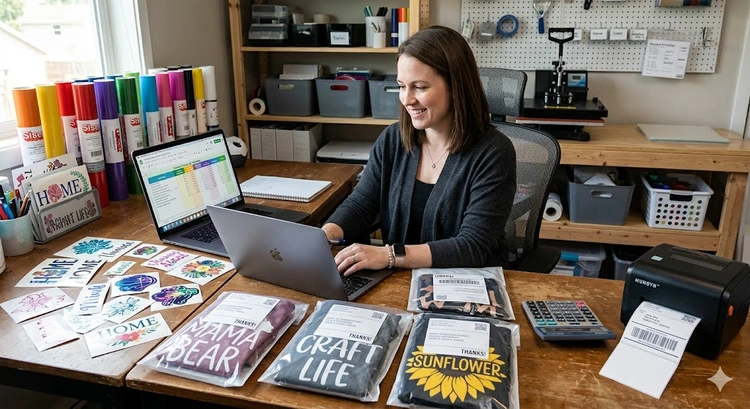 heat transfer vinyl vs screen printing side by side comparison on t-shirts