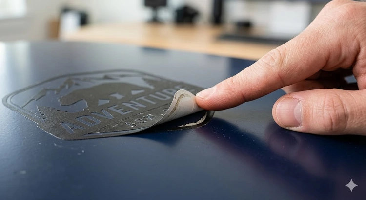 vinyl won't stick to surface — peeling edge on a tumbler decal
