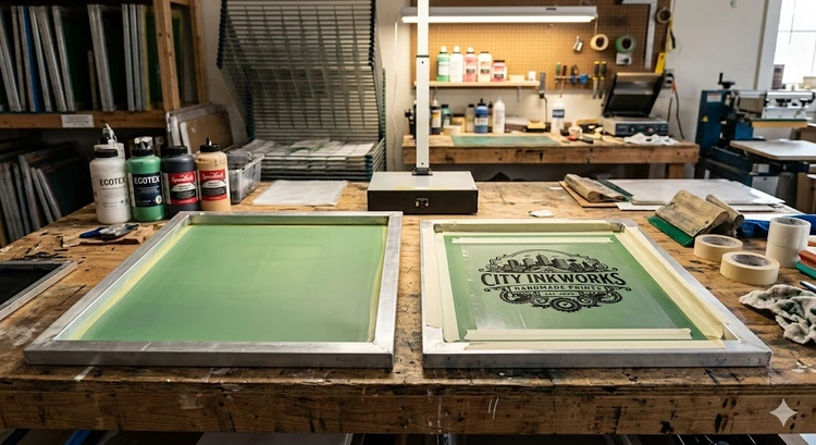 how to make a screen printing stencil using emulsion coating and capillary film methods on mesh screens