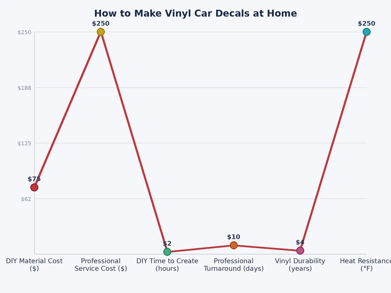chart comparing beginner vs advanced vinyl car decal setup costs and capabilities