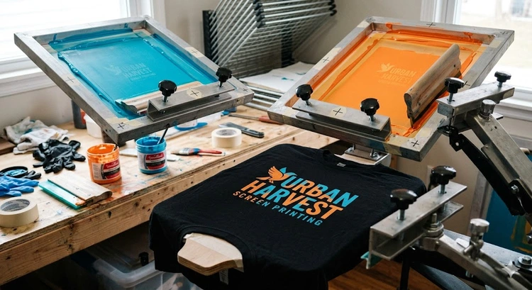 how to make waterproof stickers with a cutting machine — printed vinyl sheets and laminate on a craft table