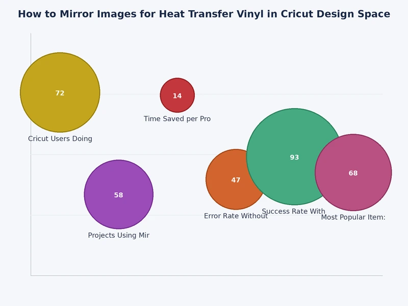 Reference chart comparing mirroring requirements for HTV, adhesive vinyl, printable HTV, and sublimation paper