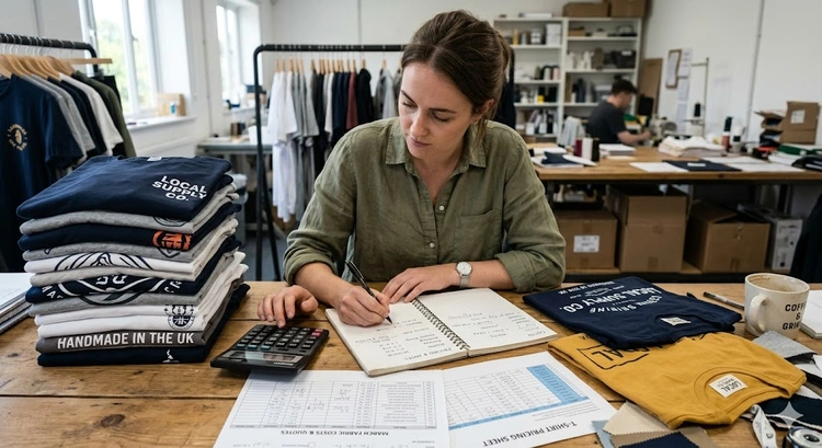 how to price custom t-shirts for profit — cost breakdown and pricing formula