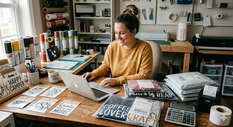 How to Price Vinyl Decals and HTV Shirts for Your Small Business