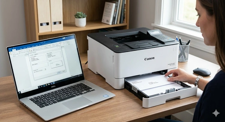 How to print envelopes in Microsoft Word using the Mailings tab envelope dialog