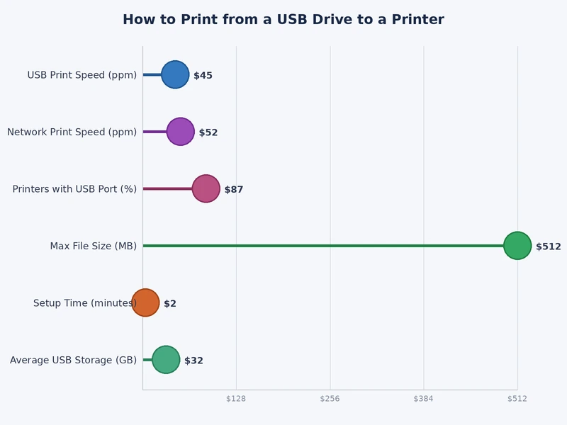 chart comparing USB direct-print compatibility across Epson, Canon, HP, and Brother printer brands by file format