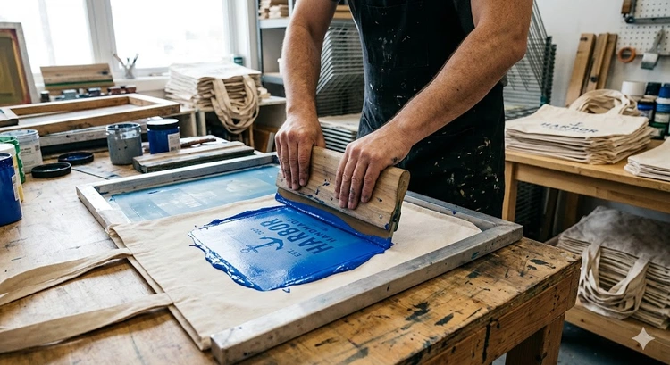 How to Screen Print on Canvas Tote Bags