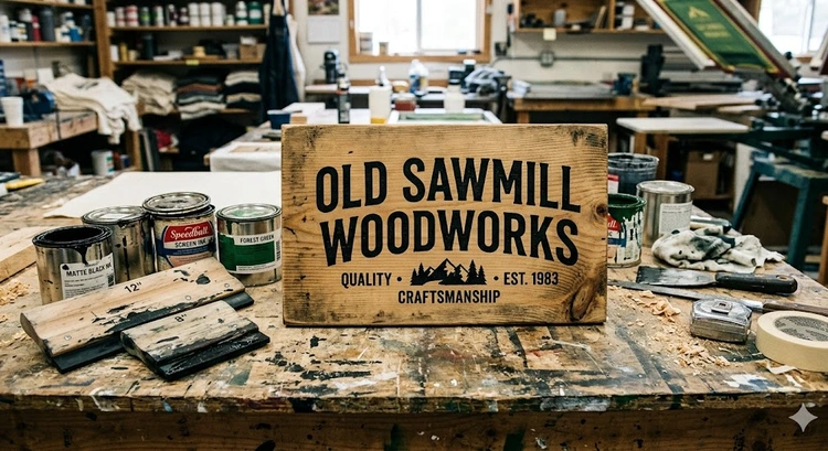 How to Screen Print on Wood Boards and Signs