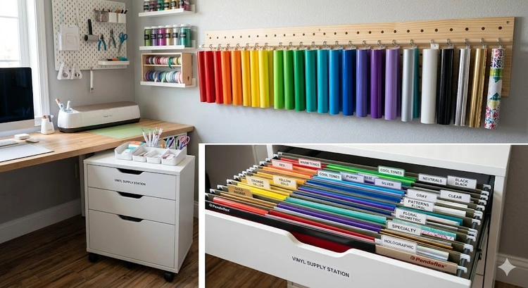 How to Store Vinyl Rolls and Sheets to Prevent Curling