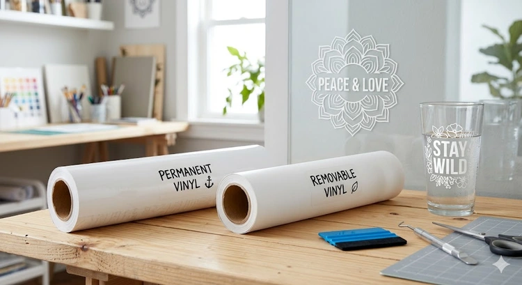 Permanent Vinyl vs Removable Vinyl: Which Should You Use