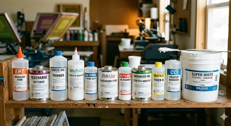 Screen Printing Ink Additives: Reducers, Retarders, and Modifiers Explained