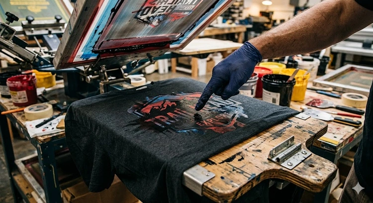 Common screen printing problems and solutions on a flat press setup