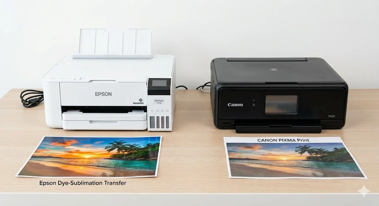 Sublimation Printer vs Regular Inkjet Printer: Key Differences