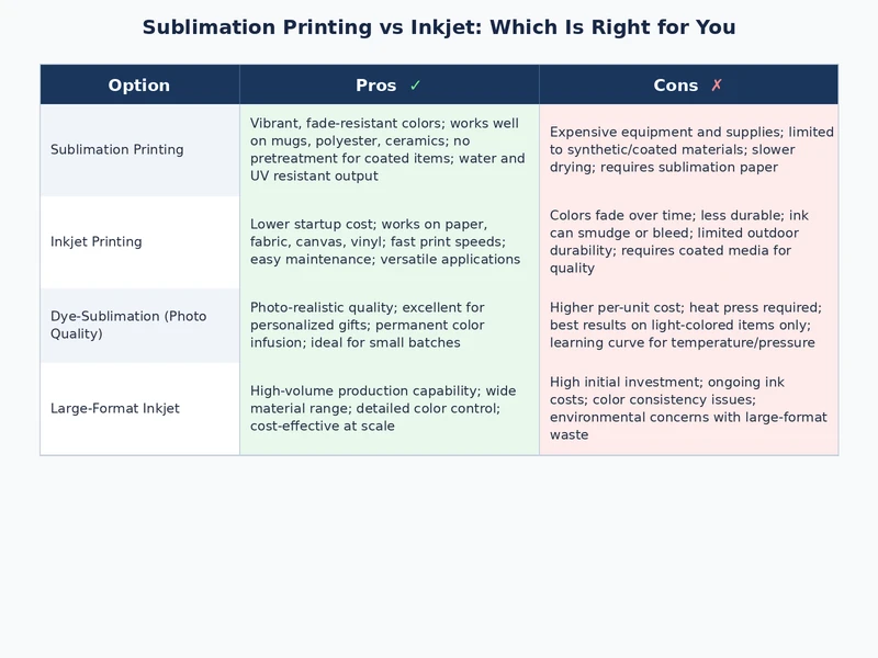 sublimation printing vs inkjet printed fabric samples showing color vibrancy and surface texture differences