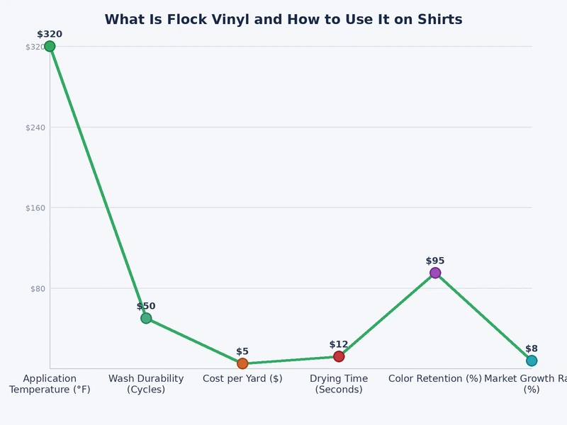 bar chart comparing flock vinyl glitter htv and standard htv across durability texture cost and application difficulty