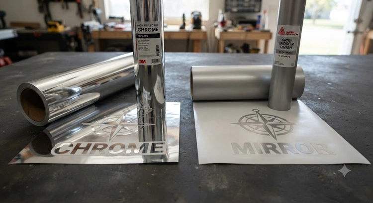 Chrome Vinyl vs Mirror Vinyl: Differences and Best Uses
