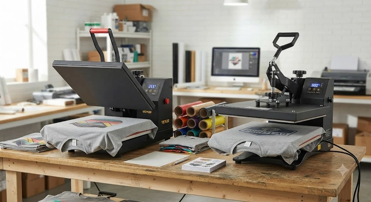 Clamshell vs Swing Away Heat Press: Which Should You Buy?
