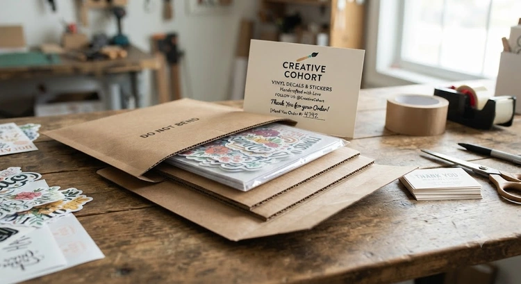 How to Package Vinyl Decals for Shipping Without Damage